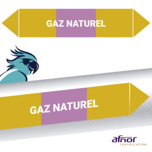 Gaz Naturel - Repérage de Tuyauterie Norme AFNOR